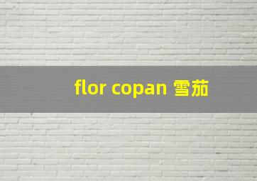 flor copan 雪茄